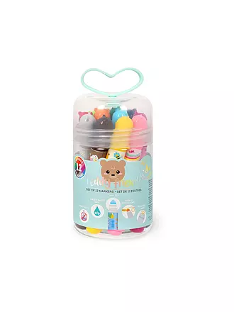 LEGAMI | Set mit 12 Filzstiften Teddy Friends TEDDYBAER | 